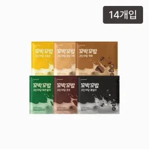 [2주구성] 꼬박꼬밥 고단저당 단백질 쉐이크 40g 7개입 6종 2세트