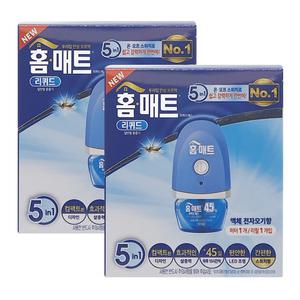 홈매트 플러그 훈증기세트x2개 모기약 교체용 퇴치 전자모기향 해충 살충제