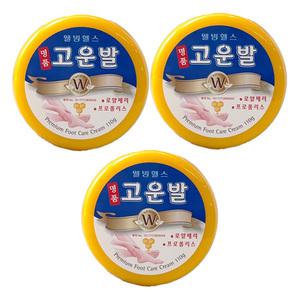 웰빙헬스 명품 고운발 크림 110g 3개 / 써클