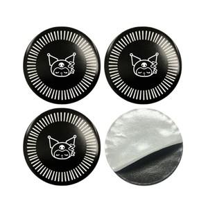 혼다 자동차 4개입 56/60/65mm 쿠로미 자동차 휠 센터 허브 스티커 데칼 (아우디 BMW 혼다 현대 렉서스 볼
