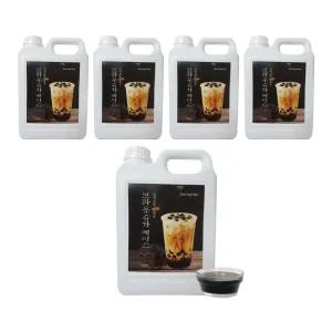 브라운 슈가 흑당 베이스 2.5KG 5개