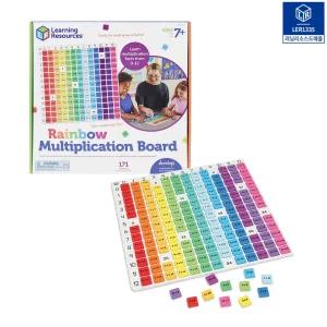 러닝리소스 레인보우 곱셈보드 구구단 곱하기 학습 교육용 보드게임 기초연산 수학놀이 어린이