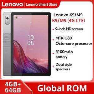 글로벌롬 레노버 탭 K9/M9 4G LTE+WiFi 4GB+64GB 9인치 치티안 K9 MTK G80 옥타코어 5100mAh 배터리 안드로