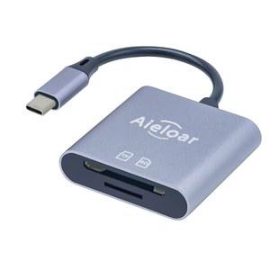 [미국배송] 디지털 카메라 SD 카드 뷰어용 USB 어댑터 알루미늄 메모리 리더 C 에어리어