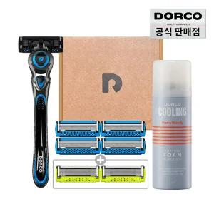 도루코 페이스7 면도기세트(면도기+면도날 7입+쉐이빙폼 74ml)
