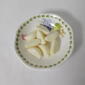 깐마늘 마늘조각모형-5P 음식소품 인조 야채 채소 진열 미니어쳐