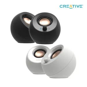 CREATIVE PEBBLE V3 스피커 블랙 화이트 선택 블랙 화이트 선택