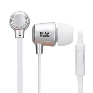 for LG Mobile 이어폰 FLM-H100 실버/휴대폰/노트북/커널형/PC용/노이즈/캔슬링/유선/고음질/스마트폰/음악
