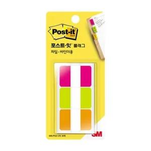 3M 포스트잇 플래그파일용N686PGO 인덱스탭 3색 2개