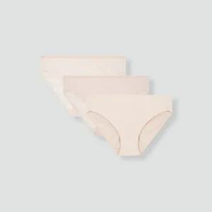 [JAJU](강남점)25 S/S 여 코튼 핀스트라이프 힙허거 팬티 3매 J41N901218