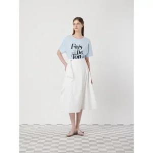 [CC콜렉트](대전신세계)[씨씨콜렉트]플레어 언발란스 랩 스커트_C252MSD042