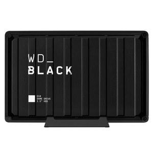 WD_BLACK 8TB D10 게임 드라이브 - Playstation, Xbox, PC 및 Mac과 호환되는 휴대용 외장 하드 HDD WDBA3P0080HBK-NESN