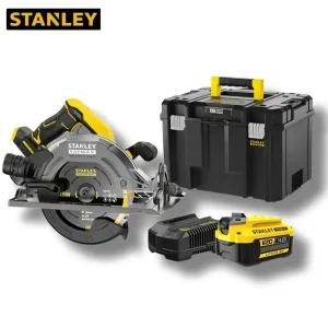 스탠리 SBC551M1T 20V 충전 무선 원형톱 185mm 4.0Ah 배터리 1개 (톱날 포함)