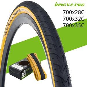 INNOVA 경량 접이식 자전거 노란색 사이드월 타이어 IA 2406 700C 그래블 로드 바이크 700x28C 32C 35C 60TPI