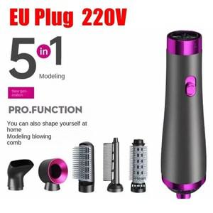 음이온 헤어 드라이어 핫 에어 빗 전기 컬링 스트레이트 원스텝 브러시 5 인 1 EU 110V US 220V