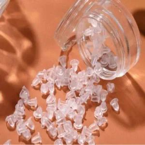 [콩심팥심]귀걸이꼭지 귀걸이 마개 200개 귀걸이뒷마개