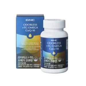 GNC 오더리스 알티지 오메가3 코큐텐 영양제 180캡슐