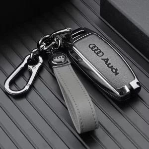 Audi 키링 A6 A5 가죽 A8 버클 키홀더 호환 하드 키케이스 Q8