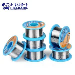 무연납 실납 납땜 와이어 MECHANIC TY-V866 40g63%/37% Sn/Pb 로진 코어 183  용접 포인트 0.2mm 1.2mm 솔