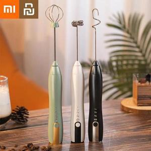 Youpin 샤오미 전기 우유 거품기, USB 충전식 폼 메이커 믹서, 커피 크림 음료 무선 휴대용 에그 비터