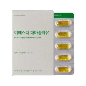 에스더포뮬러 여에스더 대마종자유 여에스터 여예스더 여애스더 1000mg 30캡슐 DJ