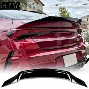 Kia Optima K5 GT DL3 스포일러 ABS 글로시 블랙/탄소 섬유 룩 후면 지붕 트렁크 립 윙