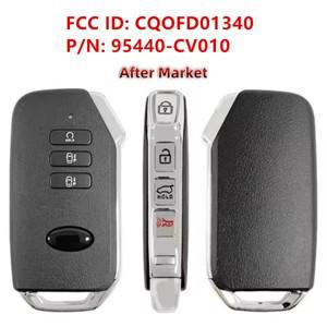 트랜시버KEYECU 교체 7 버튼 433MHZ 4A 칩 2022 KIA EV6 스마트 키 근접 원격 FOB 송신기 95440-CV010