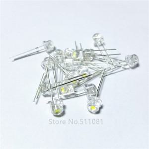 슈퍼 브라이트 화이트 발광 다이오드 DIP LED 빨대 모자  100 개 5mm