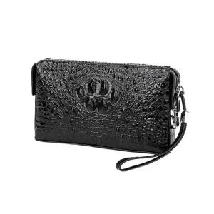 남성용 악어무늬 소지품보관 클러치 F0104 카드홀더