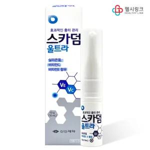 신신제약 스카덤울트라 10g 상처 흉터 연고 켈로이드 점착성투명창상피복재 국내제조