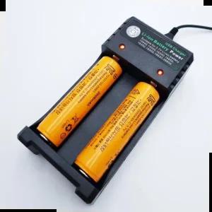 26650충전기 18650 리튬이온 배터리 건전지 충전기 풀세트 3.7V 2P