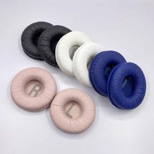 jbl호환 T450 T500BT Tune600BTNC 용 70mm 가죽 이어 패드 블랙 폼 7cm 헤드폰 스폰지 커버 쿠션 교체