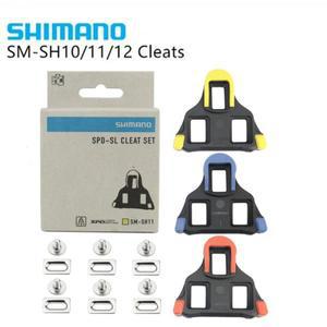 Shimano SPD 클리트 세트 SM-SH11/SH12/SH10 자전거 오리지널 박스 슈즈 페달 로드 스피드 시스템 SM-SH11