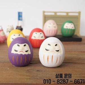 일본 세라믹 다루마 인형 공예 행운의 부적 장식 풍경 홈 데스크 미니어처 선물 액세서리