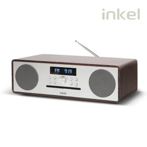 인켈 IK-A370CD 레트로 디자인 올인원 CD플레이어 오디오 FM라디오 월넛