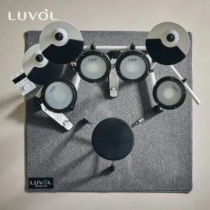 [LUVOL] 최신 루볼 블루투스 전자드럼 DR-500 입문자용 풀세트 전용의자 헤드폰 포함
