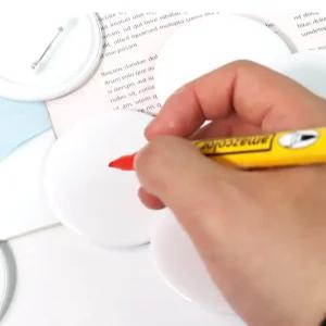 그리기 PVC 원형 만들기 뱃지