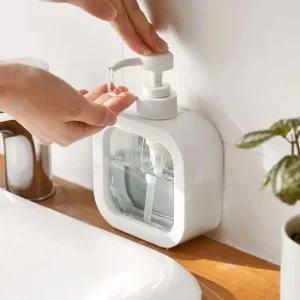 핸드워시디스펜서 다용도 세제공병 욕실 펌프통 500ml 세제공병 물비누통 샴푸리필통
