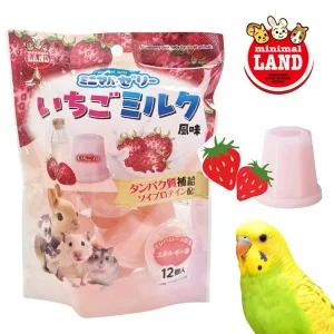 [애니몰파크]마루칸 딸기우유 젤리 1P (소분) 앵무새 간식 먹이