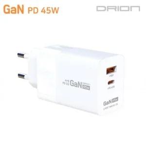 고품질 GaN C+USB 45W PD 초고속 지원 충전기 가정용 후니케 (WD97E04)