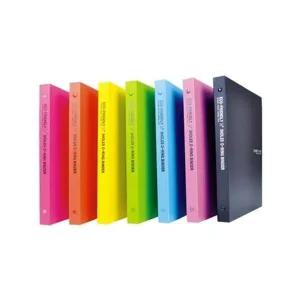 [셀러에이드]3공O링 바인더 합지 분홍색 1개 310x250x26mm GWM 서류철 클립보드