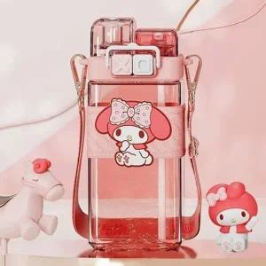 [VCMORJL3]더블캡 롱 빨대 노트 물통 캐릭터 520ml