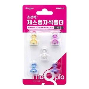 [셀러에이드]초강력 체스형자석홀더 미니 12mm 5개입 1개 GWM 구슬자석 막대자석