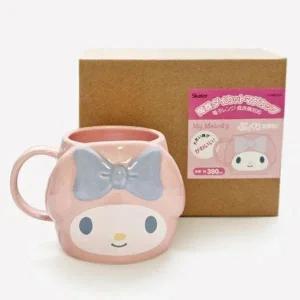 [VCMOS0WU]마이멜로디 도기 입체 머그컵 노트 캐릭터 390ml