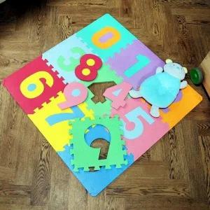 숫자 30X30X1.2cm 퍼즐 놀이방매트10P EVA 퍼즐매트