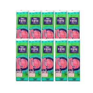 태화 고무장갑 꽃밴 대(L) 10켤레