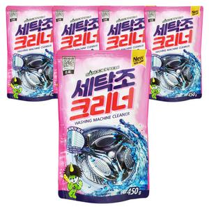 산도깨비 세탁조 크리너 450g x 5개 세탁조 세정제 일반 드럼 겸용 클리너