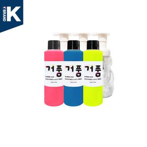 [SNOWKIDS] 거품물감 (140ml 3색) 유아물감 미술놀이