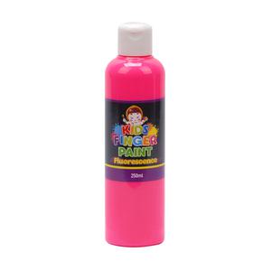 키즈 핑거페인트 형광색 250ml 낱색/키즈맘아트 유아 물감 미술 물 놀이 촉감 야광 집콕 엄마표미술 홈스쿨