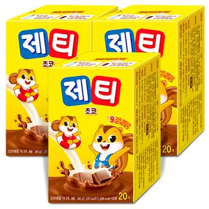 제티 초코렛맛 20Tx3개 총60T